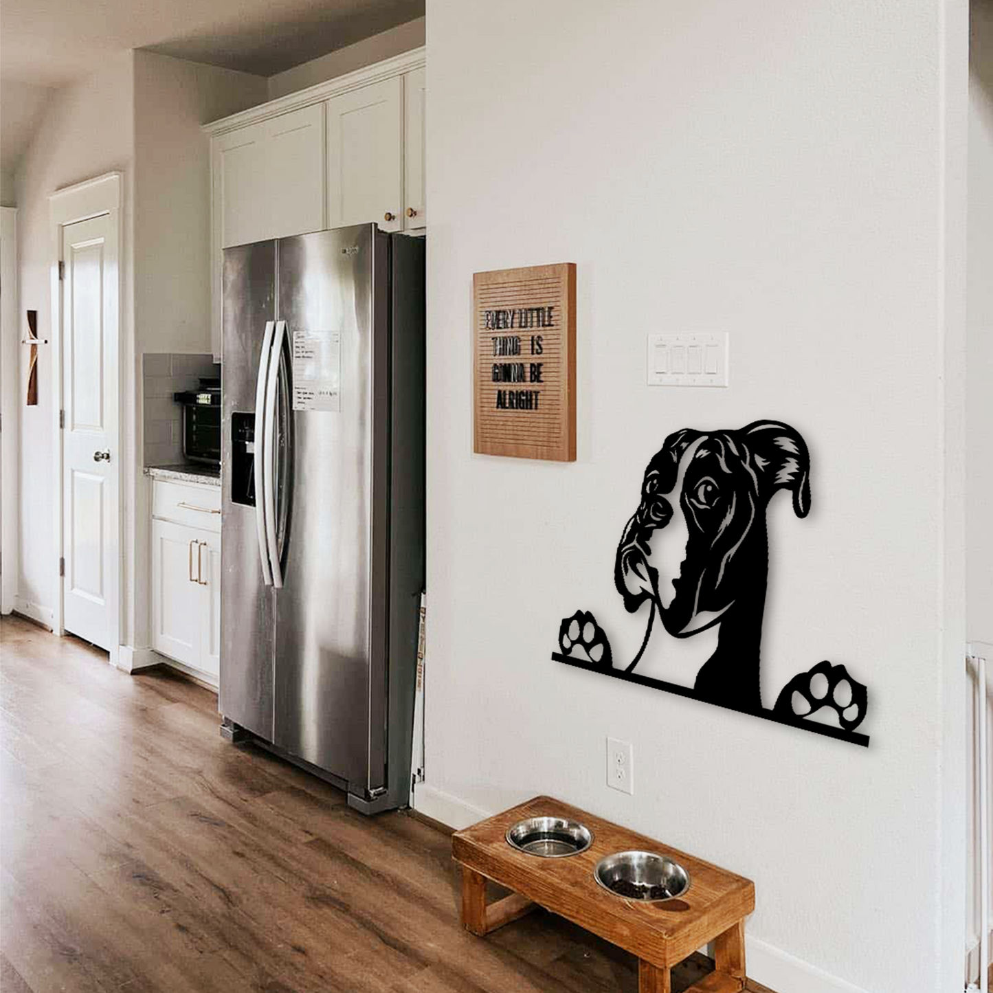 Brutus – Steel Wall Art with Big Dog Energy