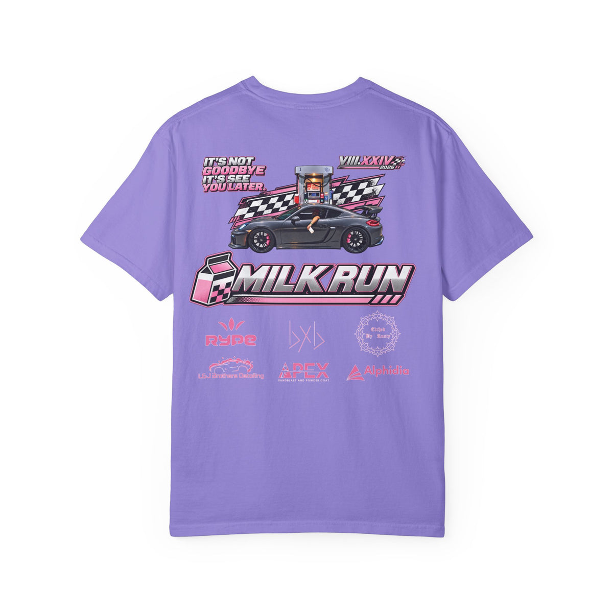 Milk Run 3 Breast Cancer Awareness Graphic Tee