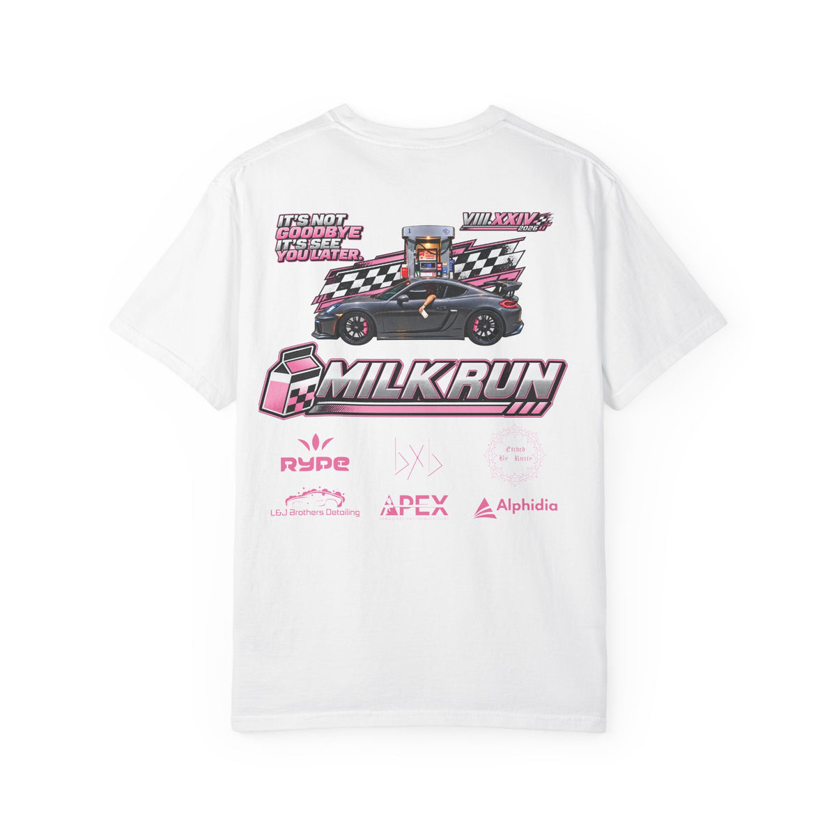 Milk Run 3 Breast Cancer Awareness Graphic Tee
