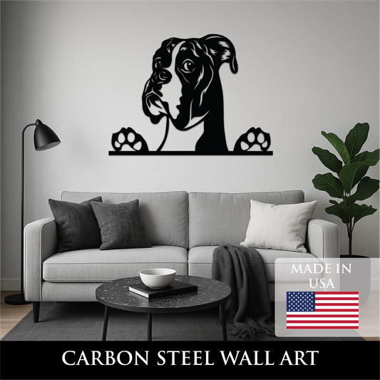 Brutus – Steel Wall Art with Big Dog Energy